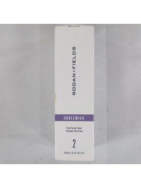 Rodan and Fields Unblemish Step 2 Clarifying Toner 125 ml 4.2 fl oz NEW Aloe Tea